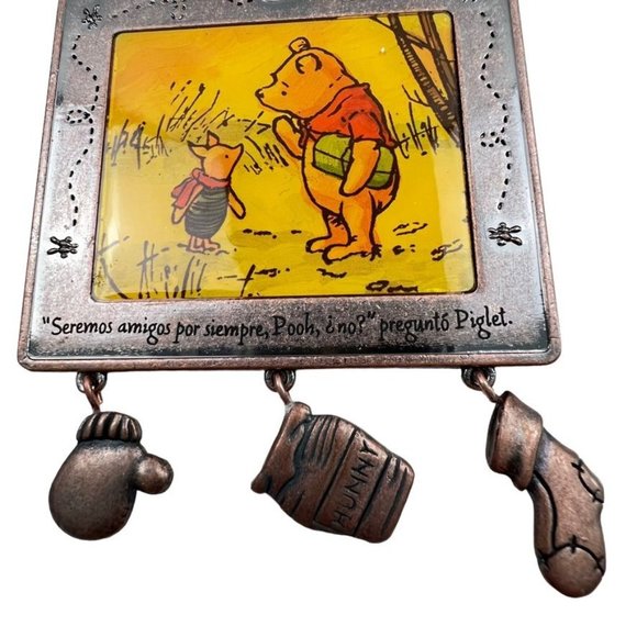 Disney Hallmark Christmas Ornament Winnie The Pooh Spanish Navidad 2004 - Picture 2 of 10